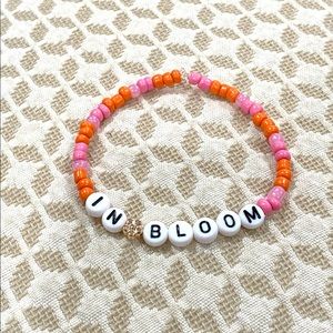 Handmade Beaded Mantra Bracelet